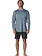 Vissla MEN'S TWISTED ECO LONG SLEEVE SUN SHIRT SLATE HEATHER