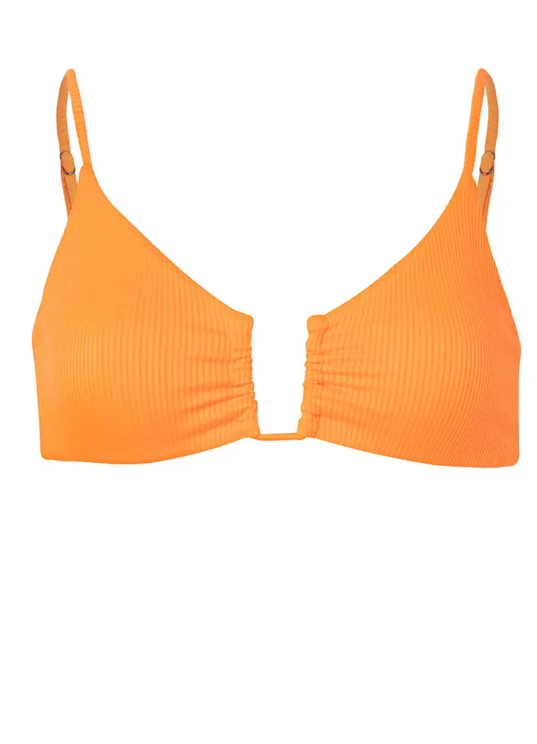 Maaji Swimwear NEON ORANGE BIA U WIRE BRALETTE HAUT DE BIKINI BRIGHT ORANGE