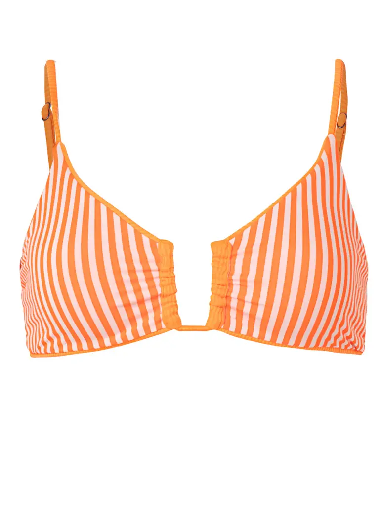 Maaji Swimwear NEON ORANGE BIA U WIRE BRALETTE HAUT DE BIKINI BRIGHT ORANGE