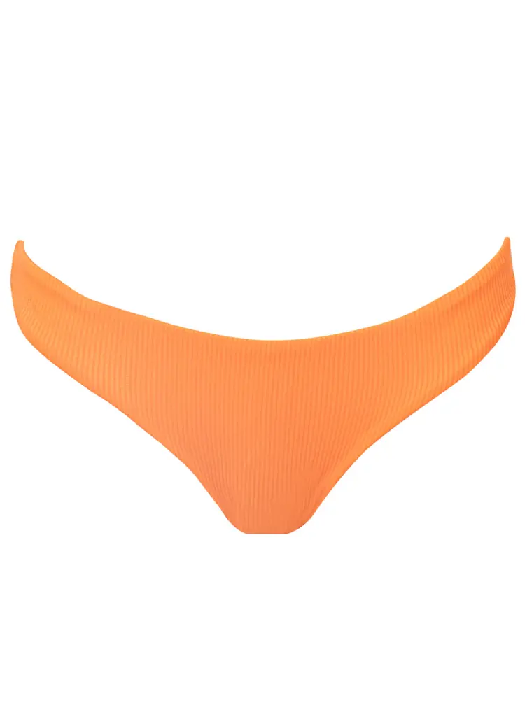 Maaji Swimwear NEON ORANGE FLIRT LOW RISE BAS DE BIKINI BRIGHT ORANGE