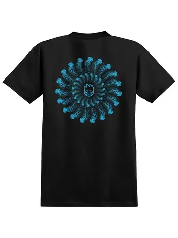 Spitfire wheels MEN'S SF X ATLANTIC DRIFT JELLY CLASSIC SS T-SHIRT BLACK