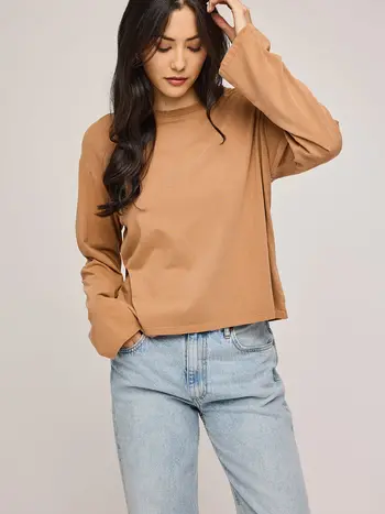 Gentle fawn WOMEN'S NAOMI LONG SLEEVE TOP CORK
