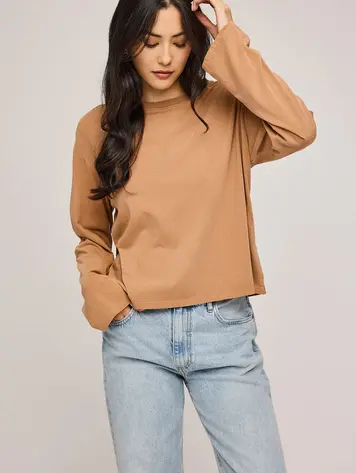 Gentle fawn WOMEN'S NAOMI LONG SLEEVE TOP CORK