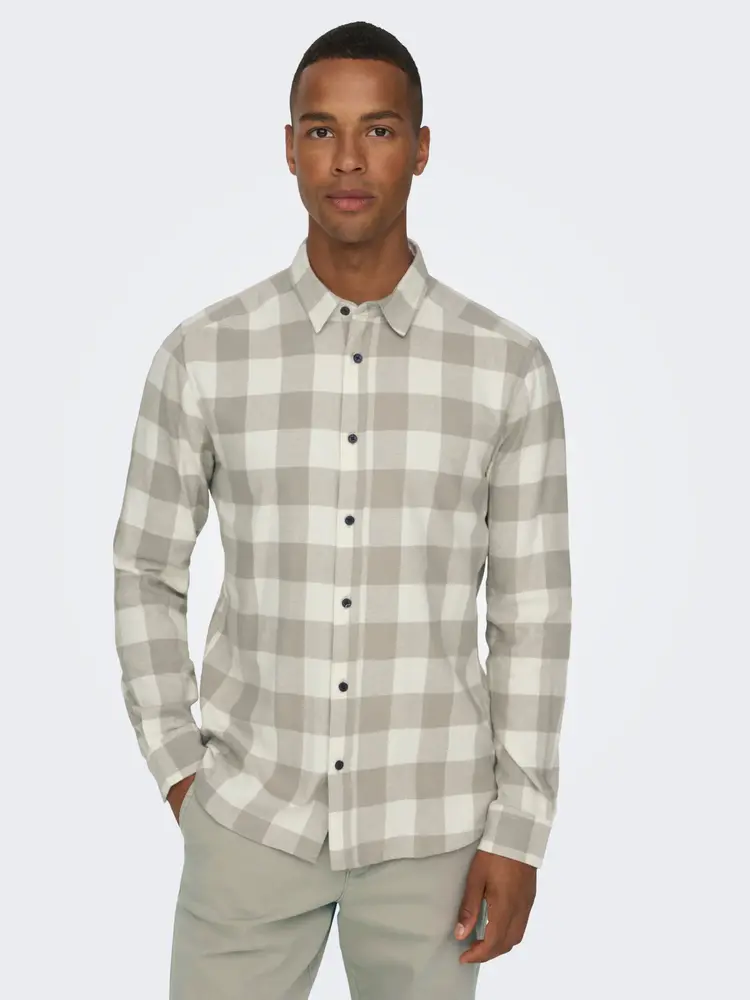Only & Sons HOMMES GUDMUND CHECK LS SHIRT