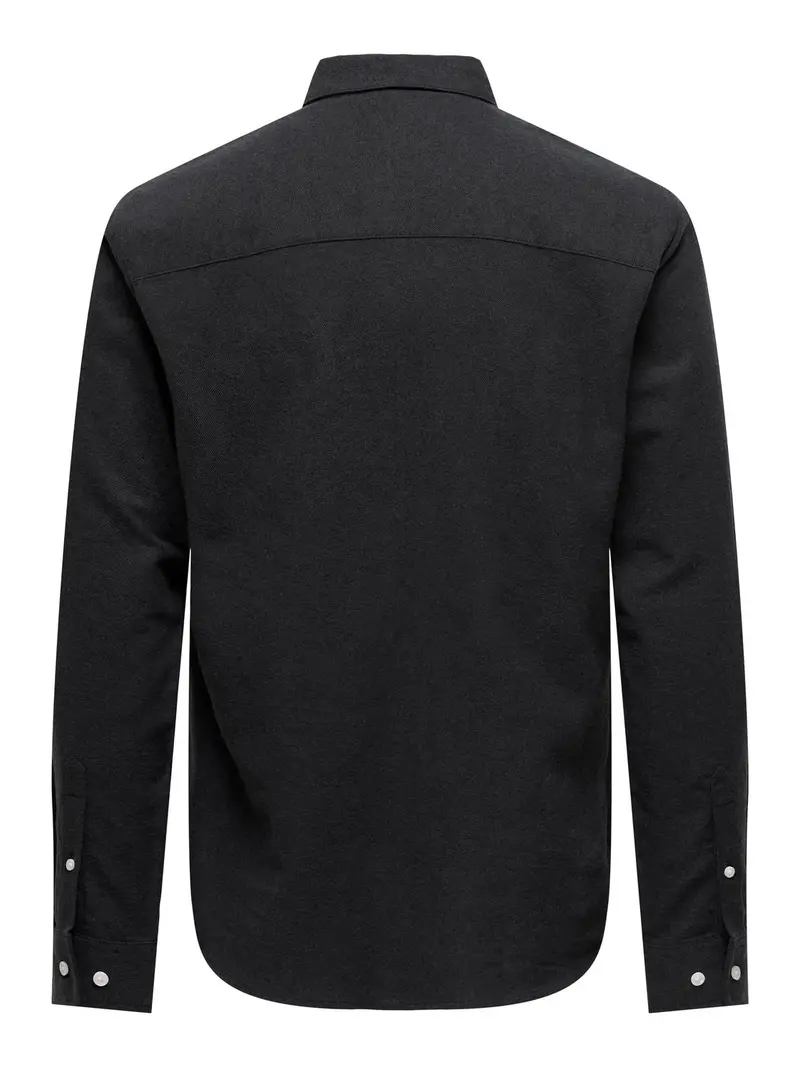 Only & Sons GUDMUND SLIM LS SHIRT BLACK