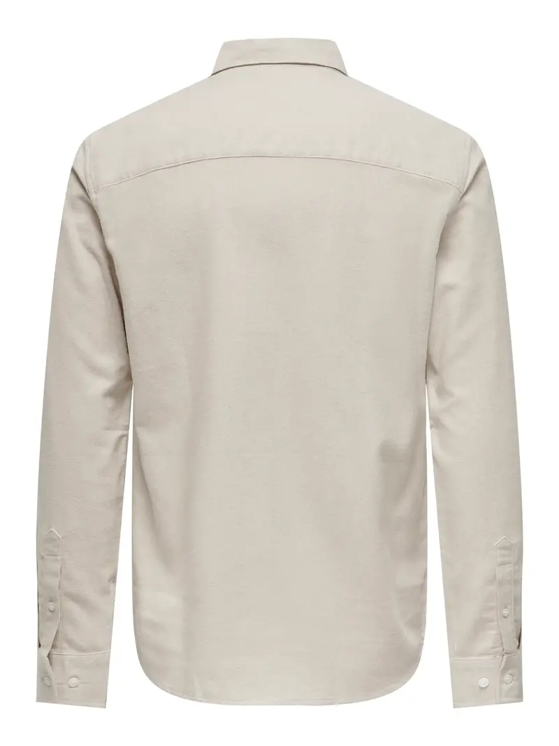 Only & Sons GUDMUND SLIM LS SHIRT SILVER LINING