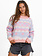Notice the reckless FEMMES SPRING SWEATER MULTICOLOR