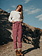 Notice the reckless BURGUNDY HIKING PANTS