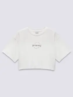 Vans WOMEN'S RYLEN RELAXED CROP T-SHIRT MARSHMALLOW