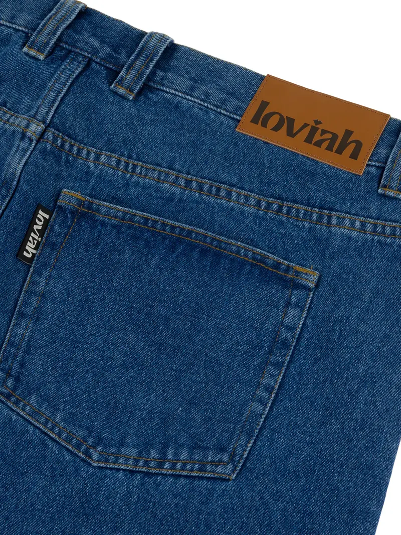 LOVIAH HOMMES OG BAGGY 5 POCKETS INDIGO MEDIUM WASH