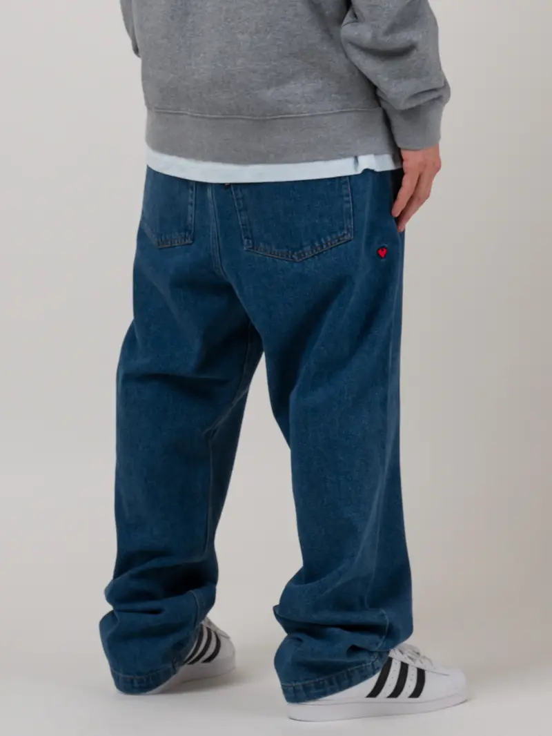 LOVIAH HOMMES OG BAGGY 5 POCKETS INDIGO MEDIUM WASH