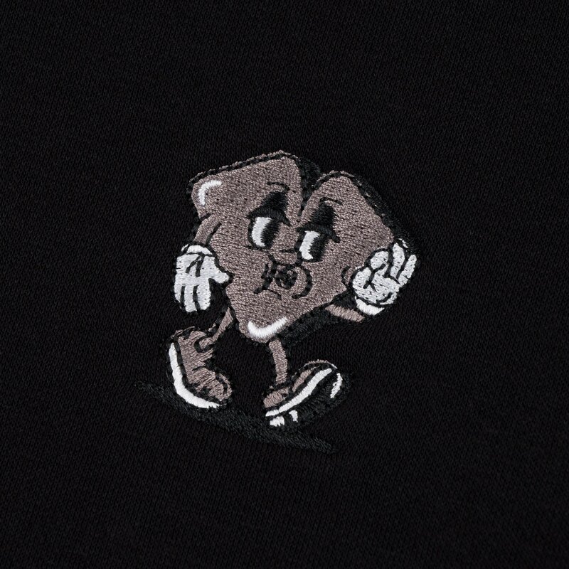 LOVIAH HOMMES HEARTMAN CREWNECK BLACK