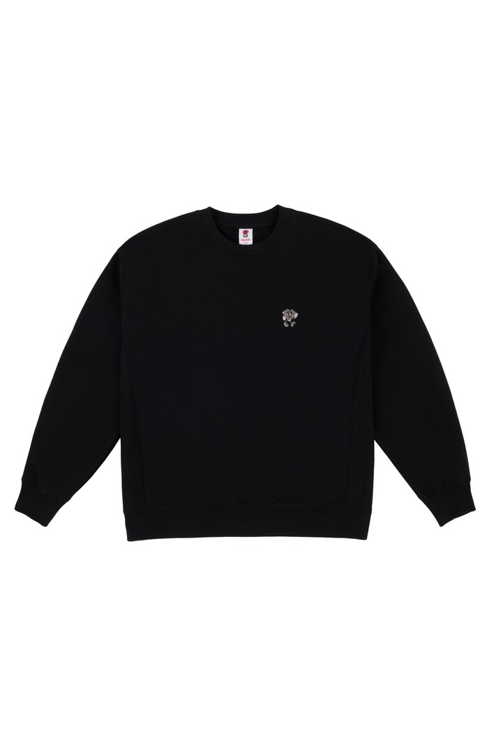 LOVIAH HOMMES HEARTMAN CREWNECK BLACK