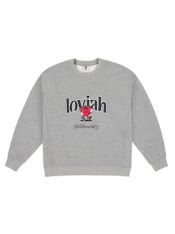 LOVIAH HOMMES LOVIAH SK8 CREWNECK HEATHER GREY