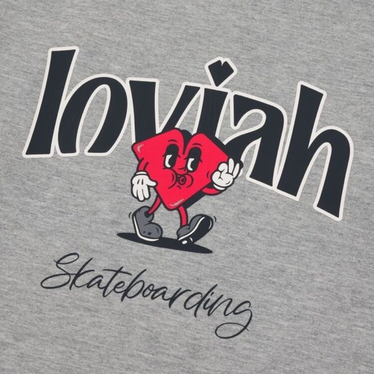 LOVIAH HOMMES LOVIAH SK8 CREWNECK HEATHER GREY