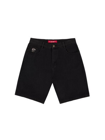 LOVIAH HOMMES JHORTS DENIM SHORTS BLACK
