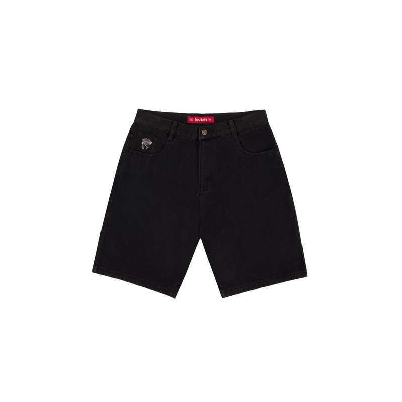 LOVIAH HOMMES JHORTS DENIM SHORTS BLACK
