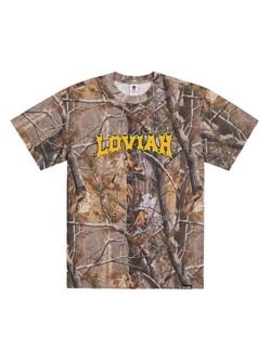 LOVIAH MEN'S SPIKY T-SHIRT CAMO TREE LEAF