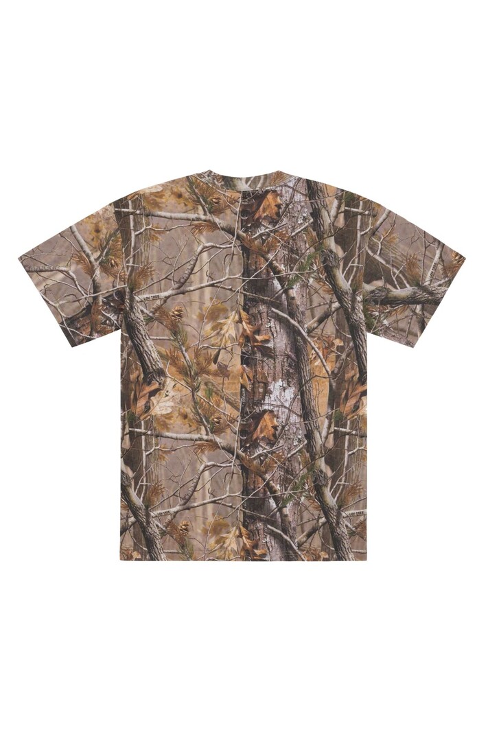 LOVIAH MEN'S SPIKY T-SHIRT CAMO TREE LEAF