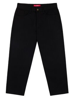 LOVIAH MEN'S OG BAGGY 5 POCKETS DENIM PANTS BLACK DENIM