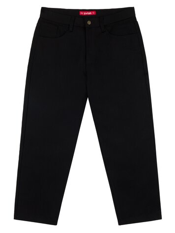 LOVIAH MEN'S OG BAGGY 5 POCKETS DENIM PANTS BLACK DENIM