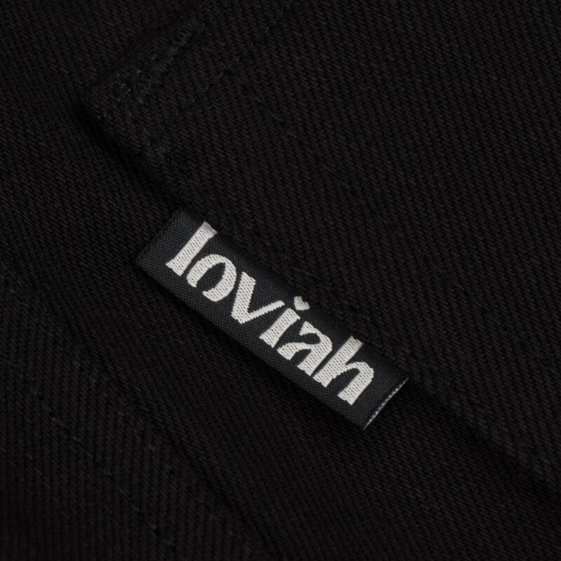 LOVIAH HOMMES OG BAGGY 5 POCKETS DENIM PANTS BLACK DENIM