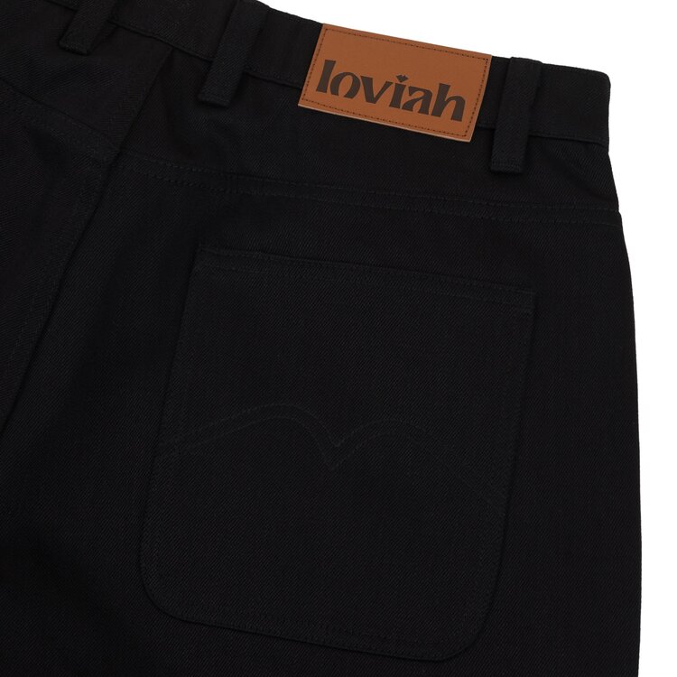 LOVIAH HOMMES 1990 BAGGY PANTALON BLACK DENIM