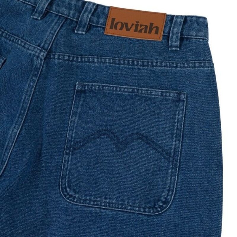 LOVIAH MEN'S 1990 BAGGY PANTS INDIGO MEDIUM WASH