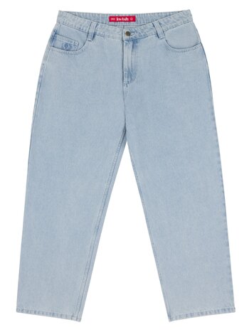 LOVIAH HOMMES 1990 BAGGY DENIM PANTS WHITE BLUE WASH