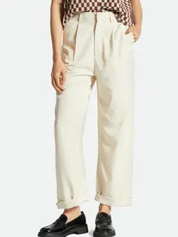 Brixton WOMEN'S VICTORY TROUSER WHITE SMOKE