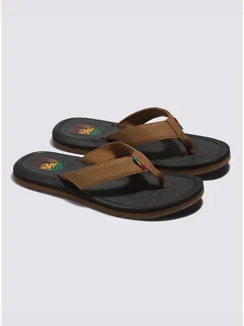 Vans HOMMES NEXPA SYNTHETIC SANDALS DACHSHUND/BLACK/RASTA