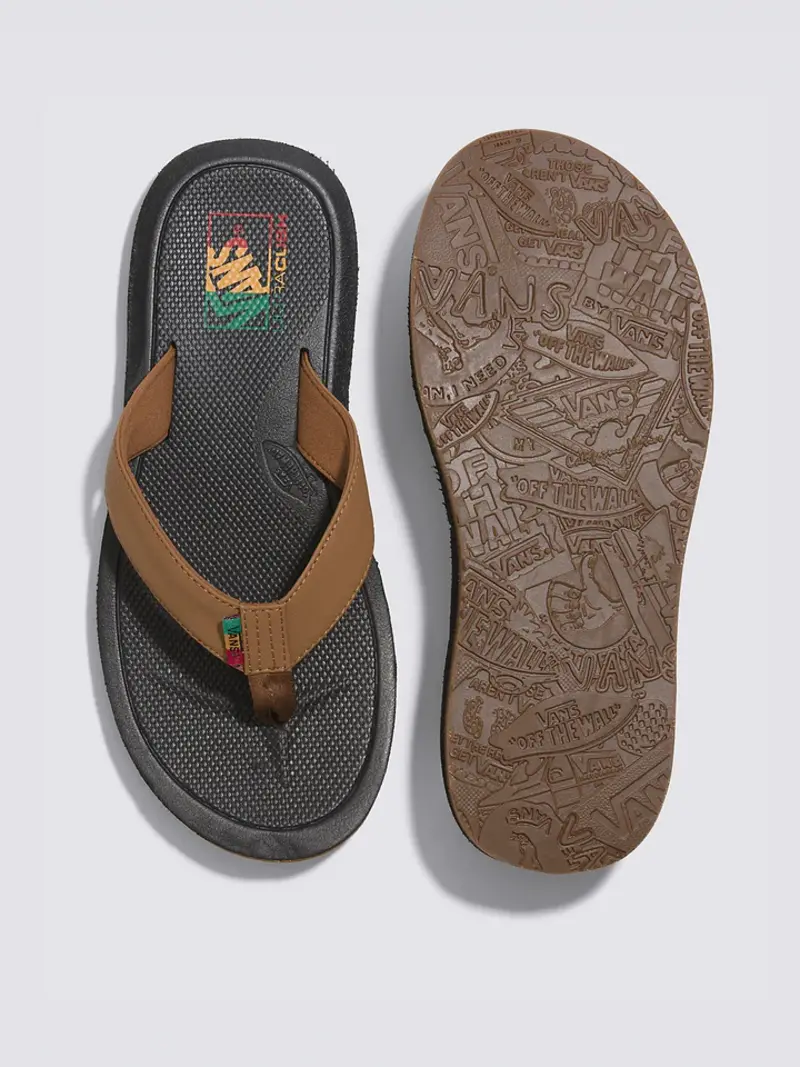 Vans HOMMES NEXPA SYNTHETIC SANDALS DACHSHUND/BLACK/RASTA
