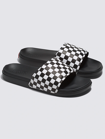 Vans HOMMES LA COSTA SLIDE-ON CHECK TRUE WHITE/BLACK