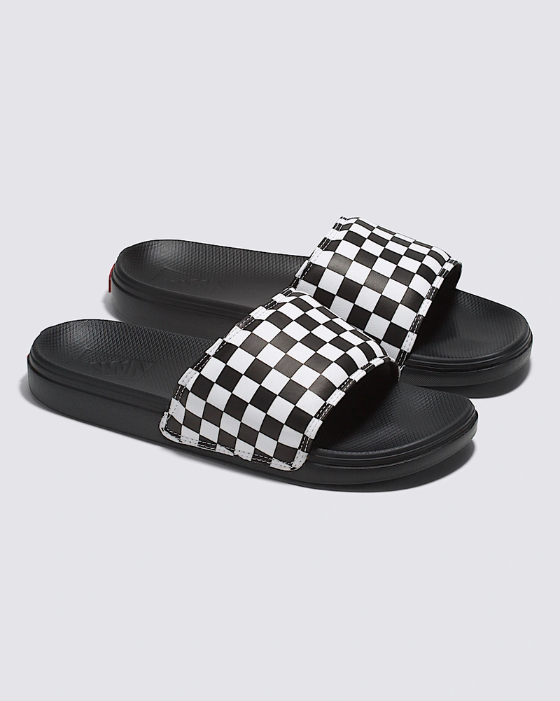 Vans HOMMES LA COSTA SLIDE-ON CHECK TRUE WHITE/BLACK