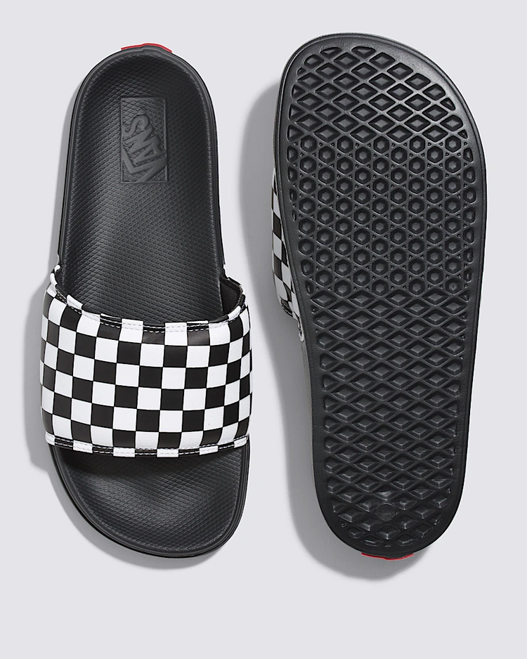 Vans HOMMES LA COSTA SLIDE-ON CHECK TRUE WHITE/BLACK