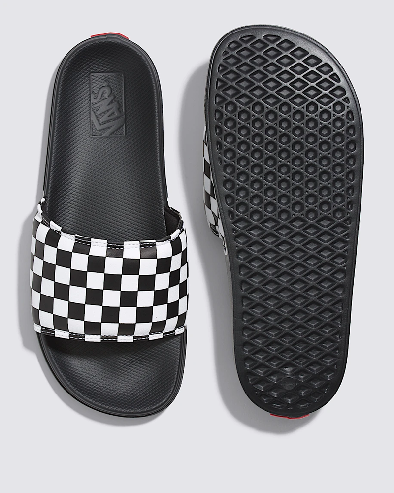 Vans HOMMES LA COSTA SLIDE-ON CHECK TRUE WHITE/BLACK
