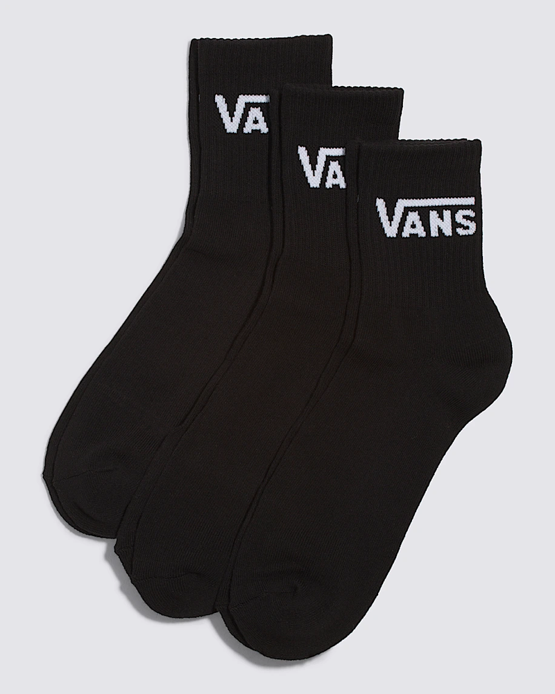 Vans KIDS CLASSIC HALF CREW SOCK 3-PACK BLACK