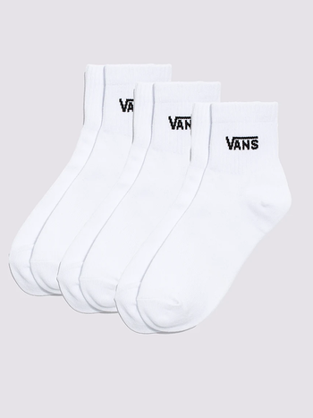 Vans ENFANTS CLASSIC HALF CREW SOCKS 3-PACK WHITE