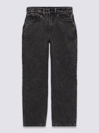 Vans KIDS CHECK-5 BAGGY DENIM PANTS STONEWASH BLACK