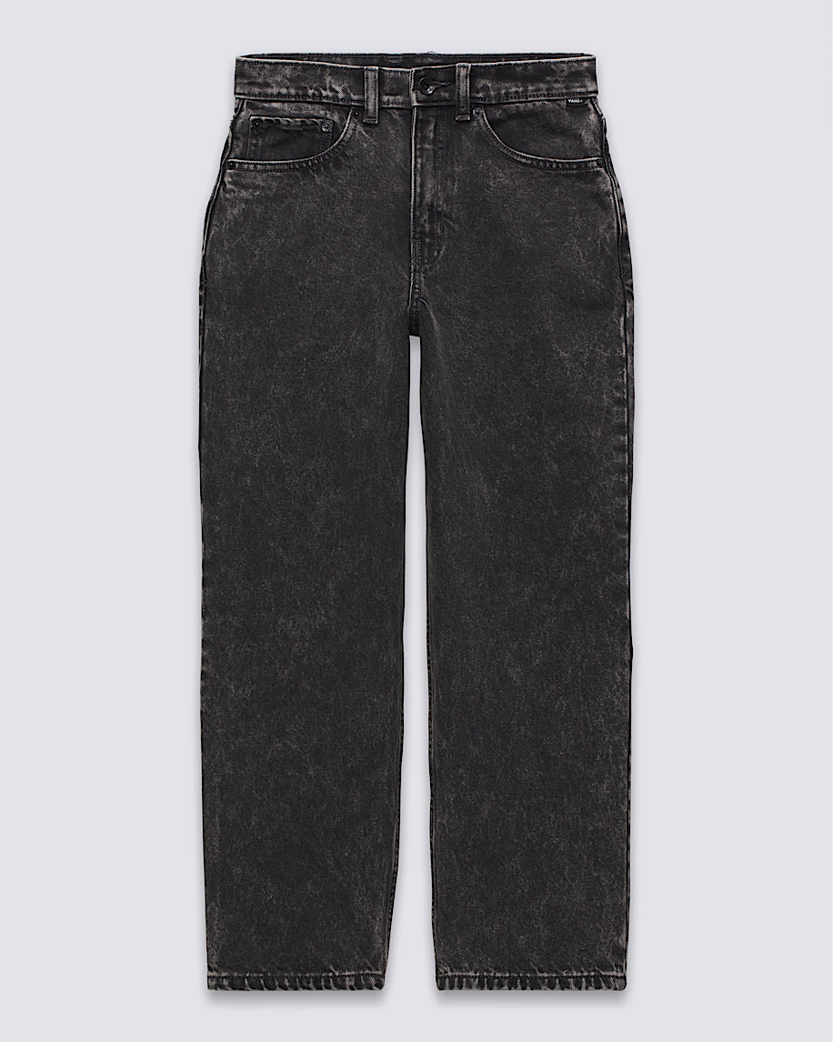 Vans KIDS CHECK-5 BAGGY DENIM PANTS STONEWASH BLACK