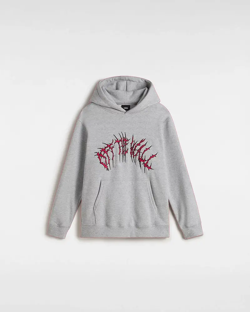 Vans KIDS METAL ARCH LOOSE PULLOVER HOODIE CEMENT GREY