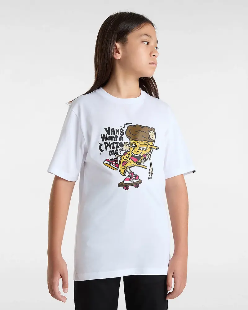 Vans ENFANTS PIZZA ME T-SHIRT WHITE