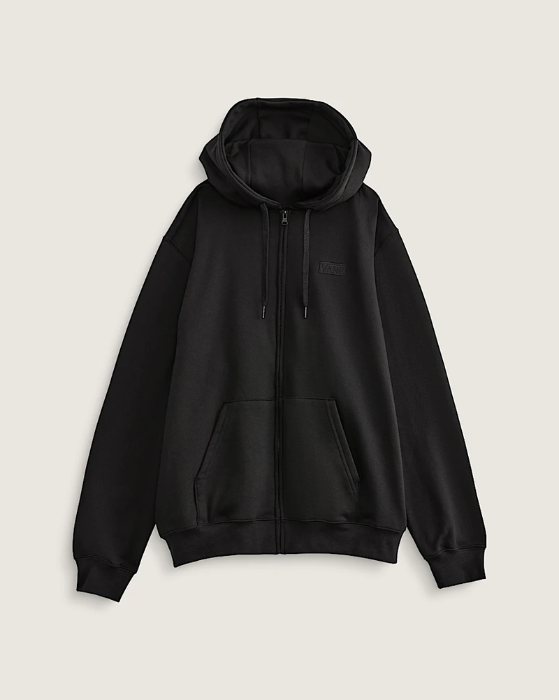 Vans MEN'S CORE BASIC FULL ZIP HOODIE BLACK