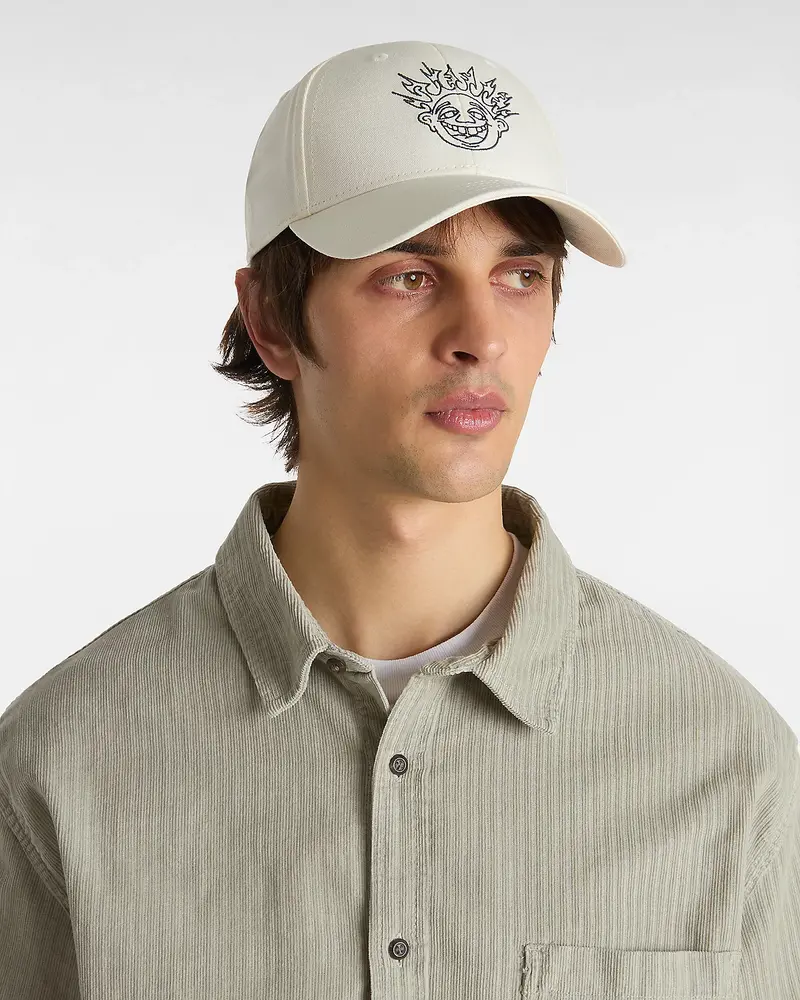 Vans HOMMES SKATE SMILE SPIKE CURVE BILL HAT MARSHMALLOW