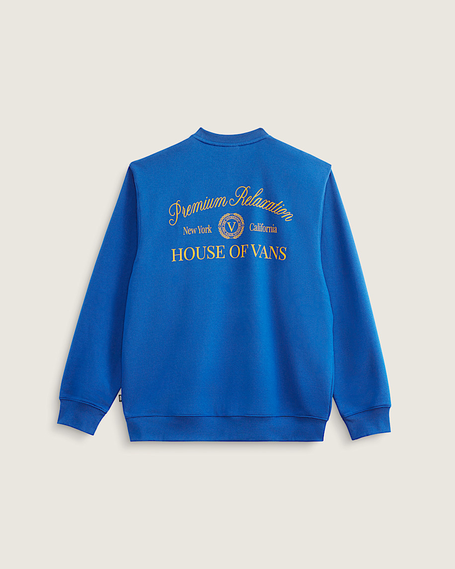 Vans MEN'S OUTDOOR RELAXATION CREW TRUE BLUE