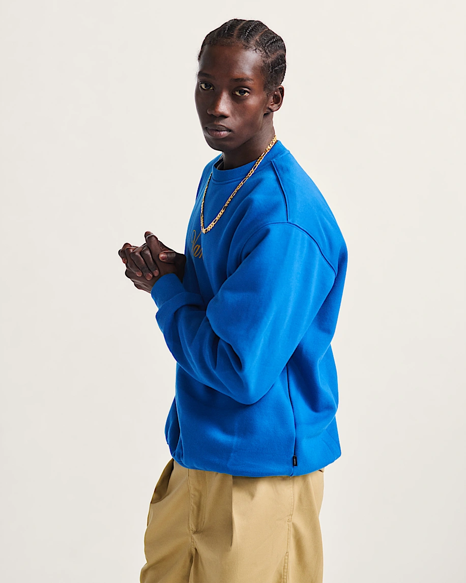 Vans MEN'S OUTDOOR RELAXATION CREW TRUE BLUE