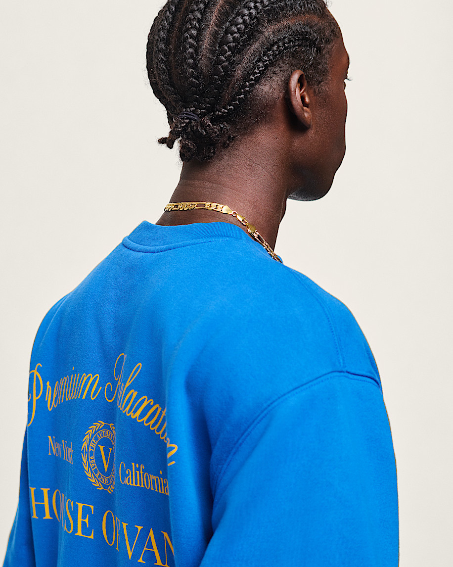 Vans MEN'S OUTDOOR RELAXATION CREW TRUE BLUE