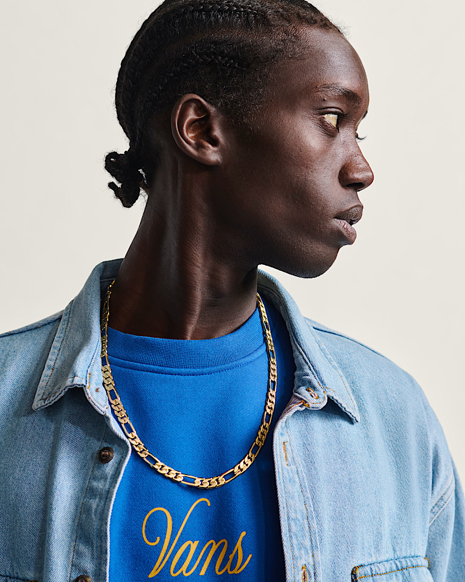 Vans MEN'S OUTDOOR RELAXATION CREW TRUE BLUE