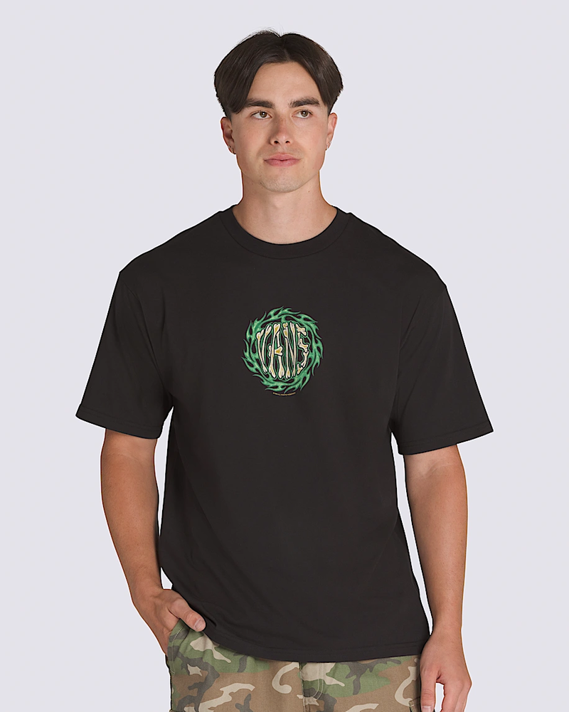 Vans HOMMES 2K FLAME T-SHIRT BLACK