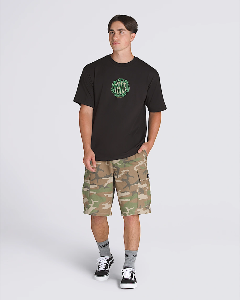 Vans HOMMES 2K FLAME T-SHIRT BLACK